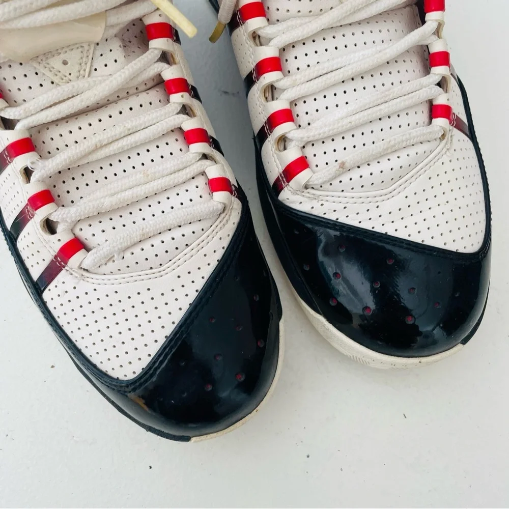 Air Jordan Play In These White Varsity Red Sneakers